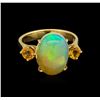 Image 2 : 4.67ctw Multi Gemstone Ring - 14KT Yellow Gold