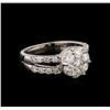 Image 1 : 1.50ctw Diamond Ring - 14KT White Gold