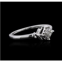 10KT White Gold 0.10ctw Diamond Ring