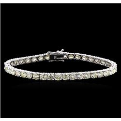 13.00ctw Diamond Tennis Bracelet - 18KT White Gold