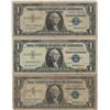 Image 1 : 1957 $1 Star Note Silver Certificate Currency Lot of 3