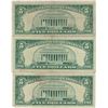 Image 2 : 1963 $5 Red Seal Bill Lot of 3