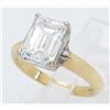 Image 2 : 2.08ct Diamond Ring - 18KT Yellow Gold