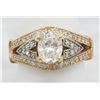 Image 1 : 2.25ctw Diamond Ring - 14KT Yellow Gold