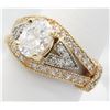 Image 2 : 2.25ctw Diamond Ring - 14KT Yellow Gold