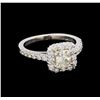 Image 1 : 1.18ctw Diamond Ring - 14KT White Gold