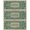 Image 2 : 1957 $1 Silver Certificate Currency Lot of 3