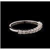 Image 1 : 0.38ctw Diamond Ring - 14KT White Gold