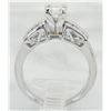 Image 9 : .95ctw Diamond Ring - 14KT White Gold