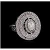 Image 1 : 14KT White Gold 1.72ctw Diamond Ring