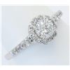 Image 2 : 0.82ctw  Diamond Ring - 14KT White Gold