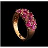 Image 4 : 1.70ctw Pink Tourmaline and Diamond Ring - 10KT Rose Gold