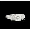 Image 1 : EGL USA Cert 1.77ctw Diamond Ring - 18KT White Gold