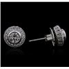 Image 1 : 14KT White Gold 1.75ctw Diamond Earrings
