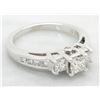 Image 5 : 1.00ctw Diamond Ring - 14KT White Gold