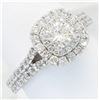 Image 9 : Vera Wang 1.30ctw Diamond and Sapphire Ring - 14KT White Gold