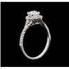 Image 3 : 0.99ctw Diamond Ring - 14KT White Gold
