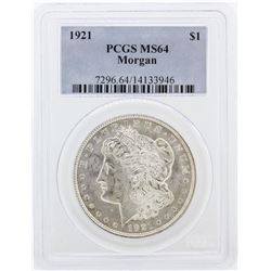 1921 PCGS MS64 Morgan Silver Dollar