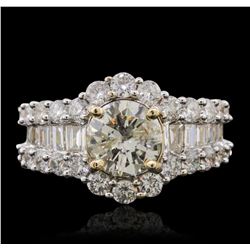 14KT Yellow Gold 3.43ctw Diamond Ring