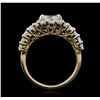 Image 3 : 14KT Yellow Gold 3.43ctw Diamond Ring