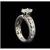 Image 4 : 1.71ctw Diamond Ring - 18KT White Gold