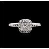 Image 2 : 1.05ctw Diamond Unity Ring - 14KT White Gold