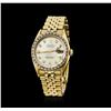 Image 1 : Rolex 18KT Yellow Gold Diamond DateJust Men's Watch