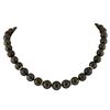 Image 1 : Tahitian Cultured Pearl Necklace With Diamond Clasp