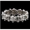 Image 1 : 10.00ctw Diamond Bracelet - 14KT White Gold