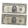 Image 1 : 1953 $5 Silver Certificate Currency Lot of 2