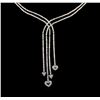 Image 2 : 3.00ctw Diamond Necklace - 14KT White Gold