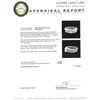 Image 3 : 14KT White Gold 1.52ctw Diamond Wedding Ring Set