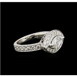 2.93ctw Diamond Ring - 14KT White Gold