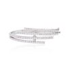 Image 1 : 14KT White Gold 3.66ctw Diamond Bracelet