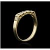 Image 3 : 14KT Yellow Gold 0.35ctw Diamond Ring