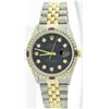 Image 1 : Rolex Two-Tone 1.00ctw Diamond and Ruby DateJust Men's Watch