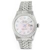 Image 1 : Rolex Stainless Steel 1.00ctw Diamond DateJust Men's Watch