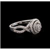 Image 2 : 1.01ctw Diamond Ring - 14KT White Gold