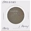 Image 1 : Bahamas 1806 1 Penny Coin