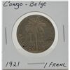 Image 1 : Congo 1921 1 Francs Coin