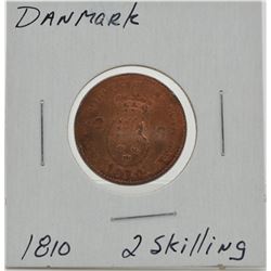 Danmark 1810 2 Skilling Coin