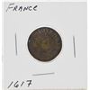 Image 1 : France 1617 2 Denier Coin