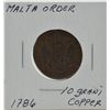 Image 1 : Marta Order 1786 10 Grani Coin