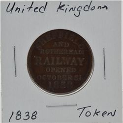 United Kingdom 1838 Token