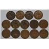 Image 1 : Lot of 14 Great Britain 1 Penny