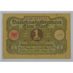 Germany 1920 1 Mark Banknote