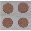 Image 2 : Lot of 1¢ 4 x 1962 different variety All MS-64 ICCS