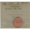 Image 1 : 1979 1¢ MS-65 Gem Red Double 79 ICCS