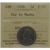 Image 1 : 1926 5¢ F-15 Far 6 Marks ICCS