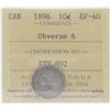 Image 1 : 1896 10¢ EF-40 Obv 6 ICCS